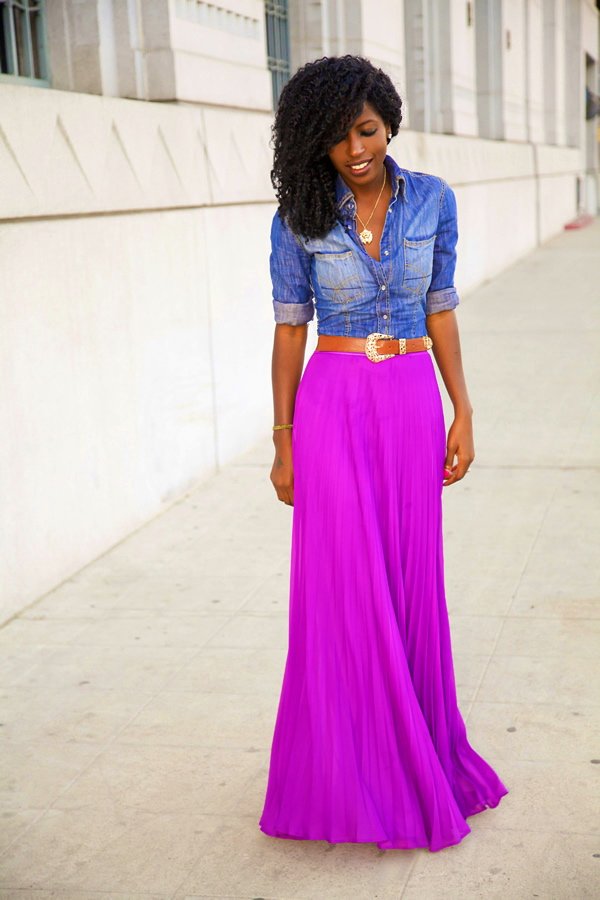 How To Wear A Maxi Skirt If You Are Short