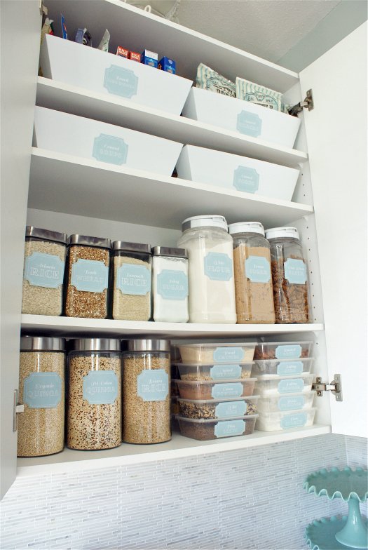 beautiful pantry organization