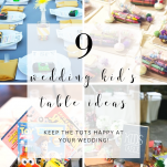 9 wedding kids table ideas