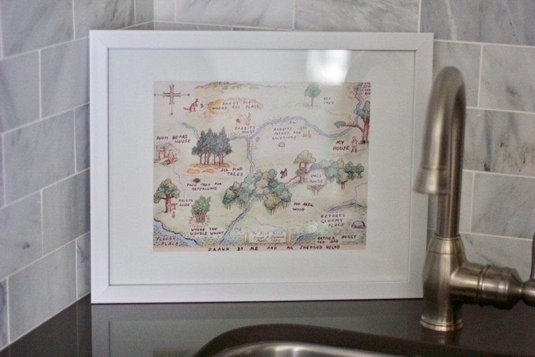 classic winnie the pooh framed art, click to see more from this classic winnie the pooh themed baby shower