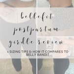 bellefit postpartum girdle review and before and after photos