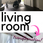 before and after living room renovation