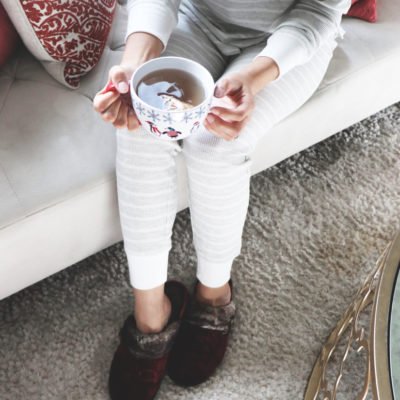 Staying comfy and cozy all winter long in my Isotoner slippers | LifewithMar.com