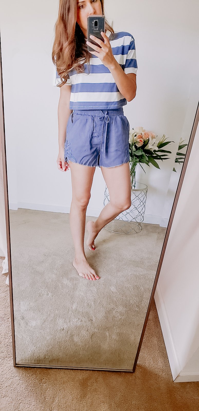 target spring try on haul pull on shorts