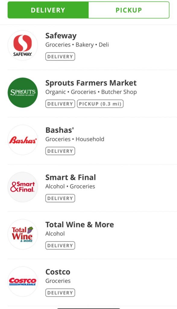 mom hacks to save time: use instacart for grocery delivery 