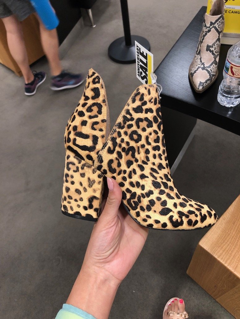 animal print booties nordstrom