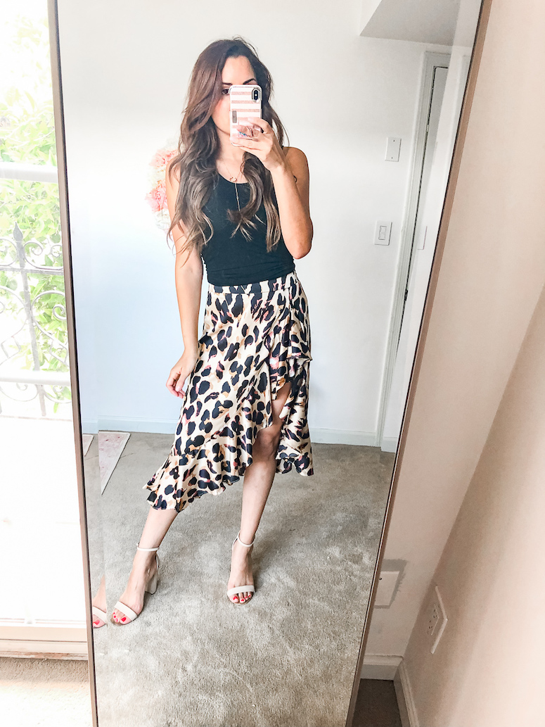 amazon leopard print skirt 