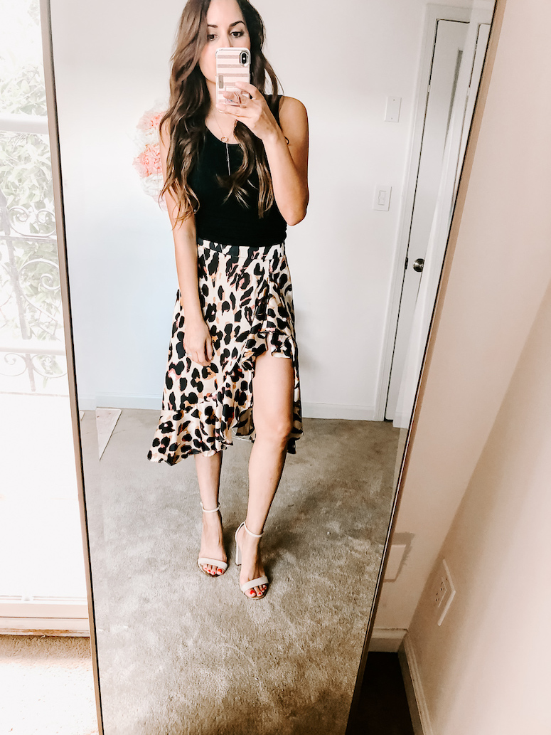 amazon leopard print skirt