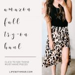 leopard print skirt amazon fashion find