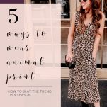 ways to wear animal print