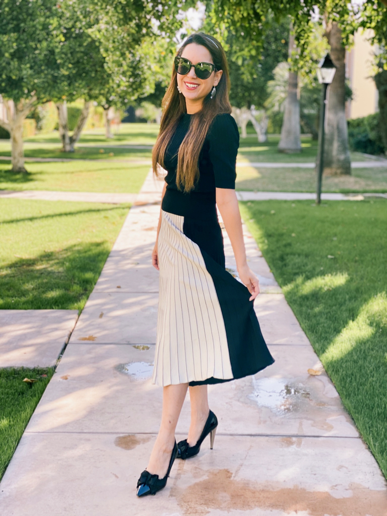 Skirt Outfit Midi | tunersread.com