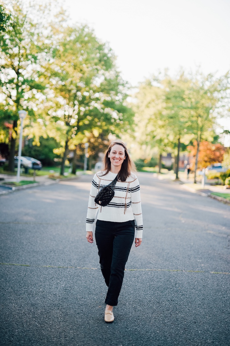 thanksgiving outfit ideas chunky knit sweater