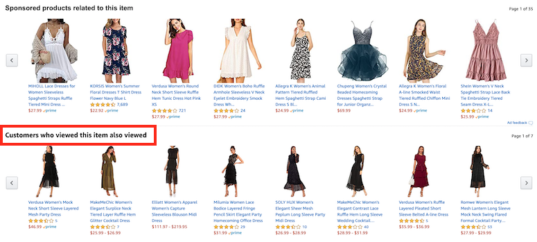 amazon customers also viewed tab amazon shopping tips