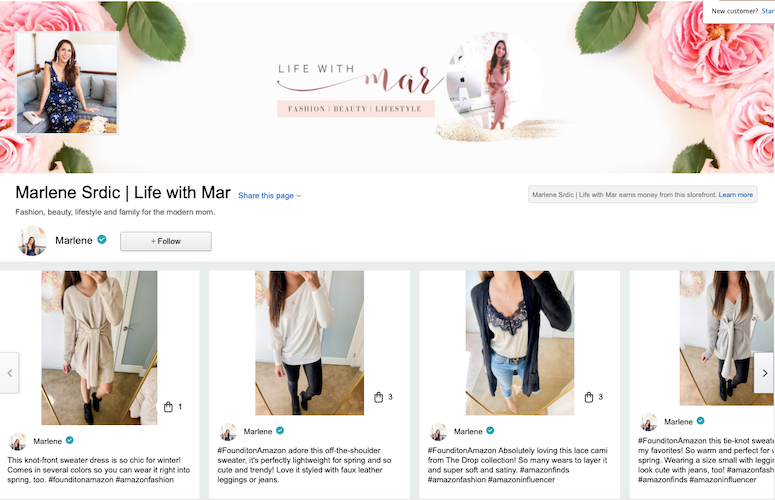 how to find cute clothes on amazon: amazon influencer storefront