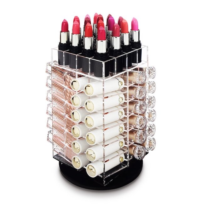 rotating lipstick organizer 