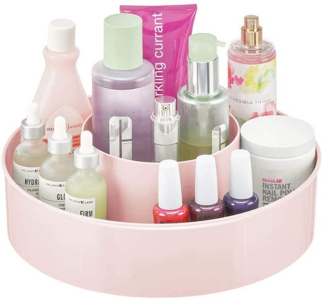 lazy susan makeup caddy 