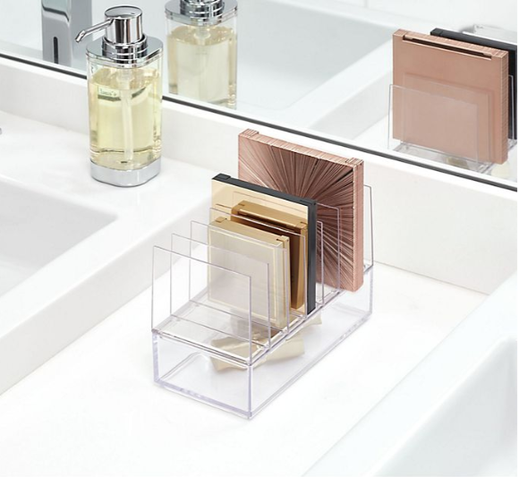 clear acrylic makeup palette organizer 