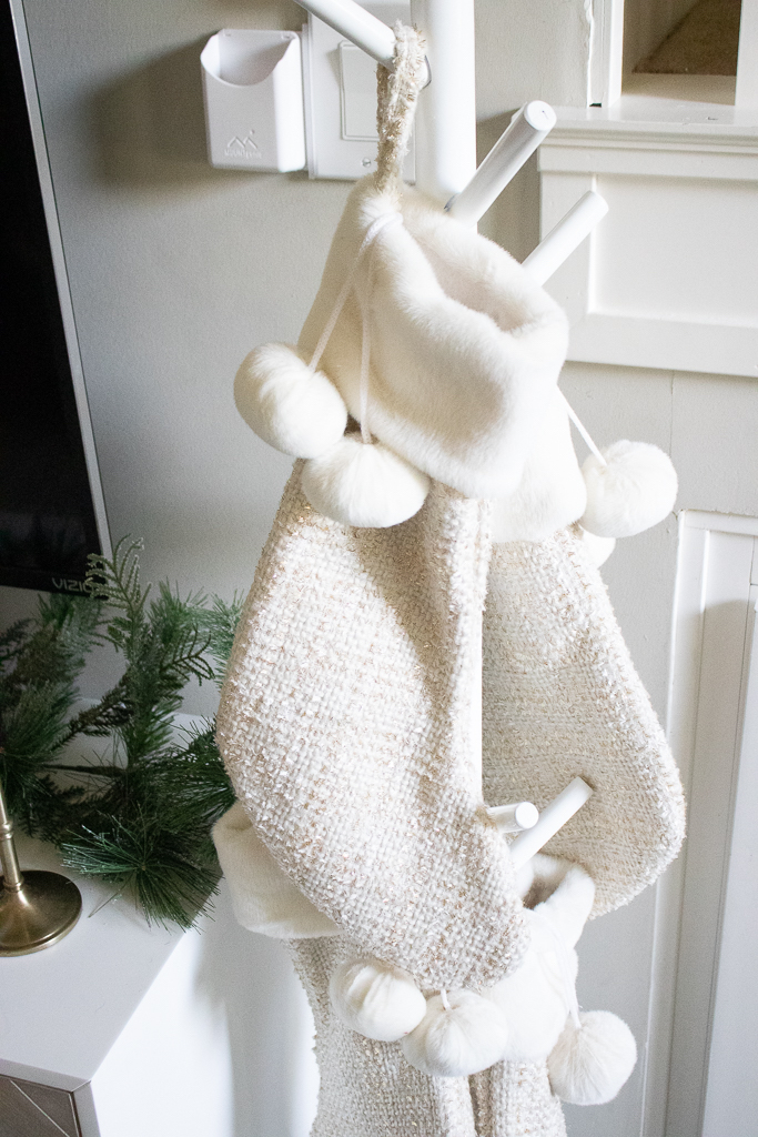 christmas stocking hanging ideas no fireplace