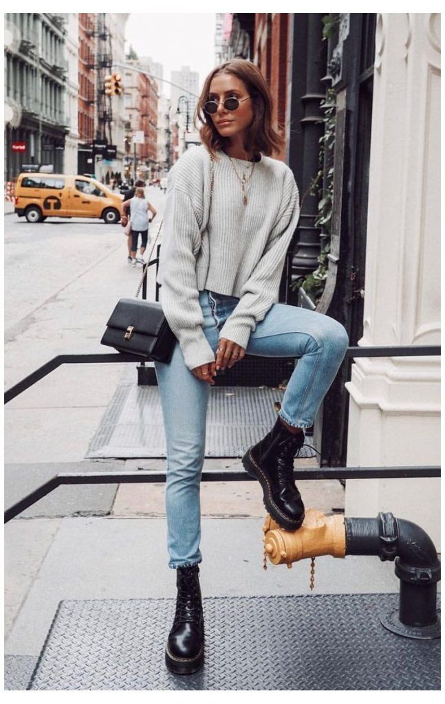 6 Everyday Combat Boot Outfits That Are Easy to Add To Your Wardrobe