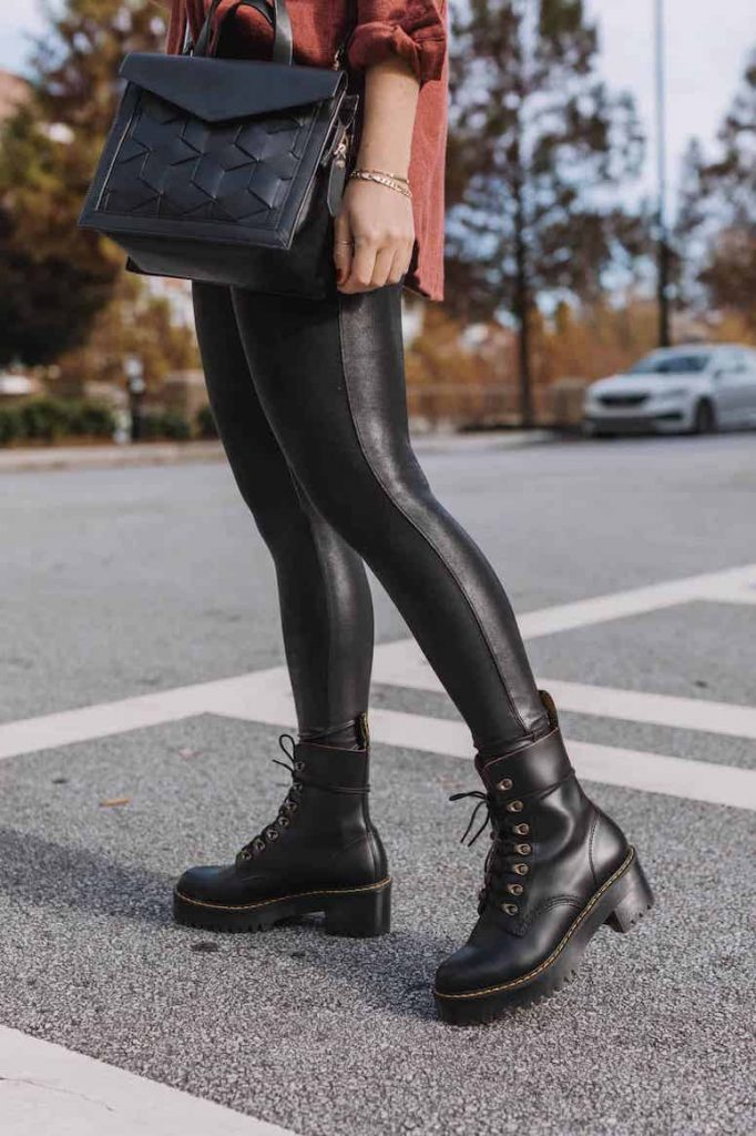 Combat Boots Outfit For Women - Mia Mia Mine  Combat boot outfit, Fall  boots outfit, Louis vuitton boots