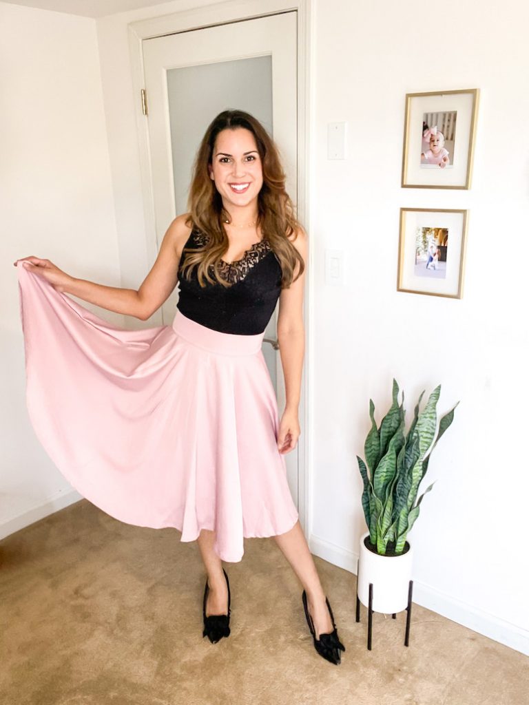 LIGHT PINK SEQUIN SKIRT AND TOP | Judith March