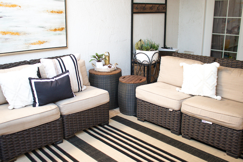 before and after patio project wayfair