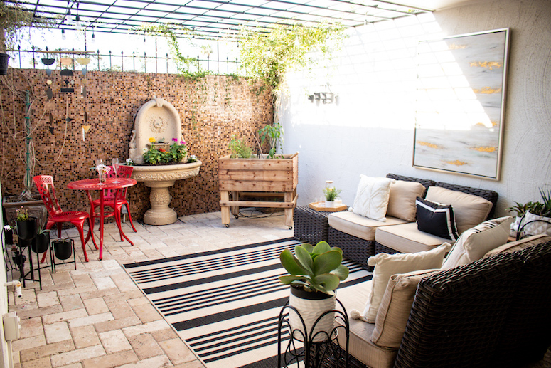 before after patio reveal ideas