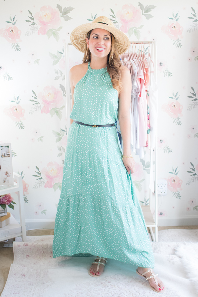 best summer amazon fashion finds green maxi dress