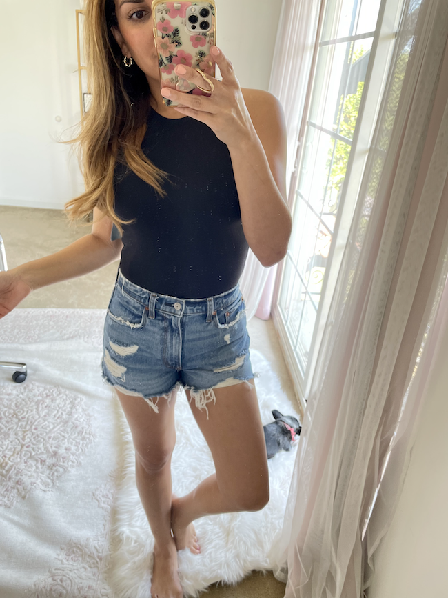 Your Guide to Abercrombie Denim Shorts From a 30 Something Mom