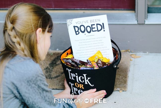 how to make a boo basket booed printable