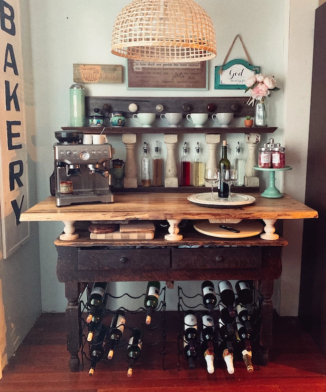 Upgrade Your Kitchen With a Stylish DIY Coffee Bar