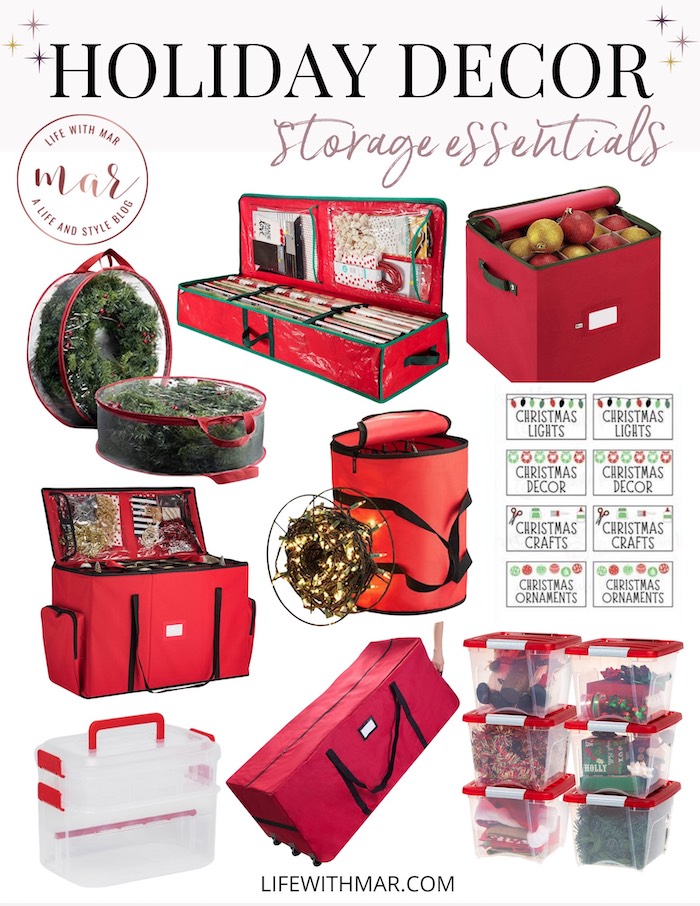 Home Essentials Ornament Storage Box