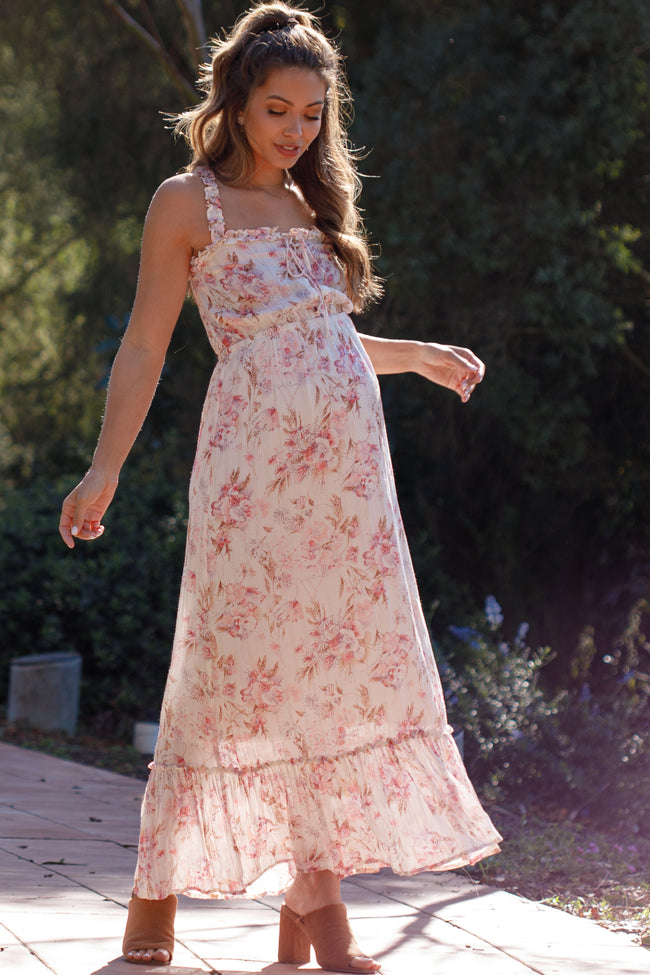 floral maternity dress 