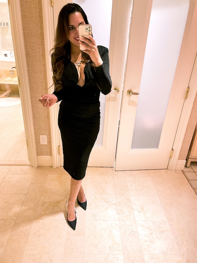 sexy black dress for vegas