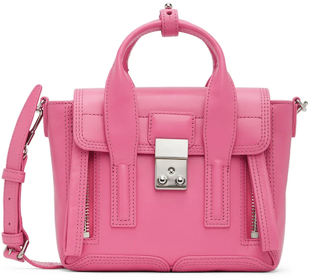 hot pink 3.1 phillip lim mini satchel crossbody bag 