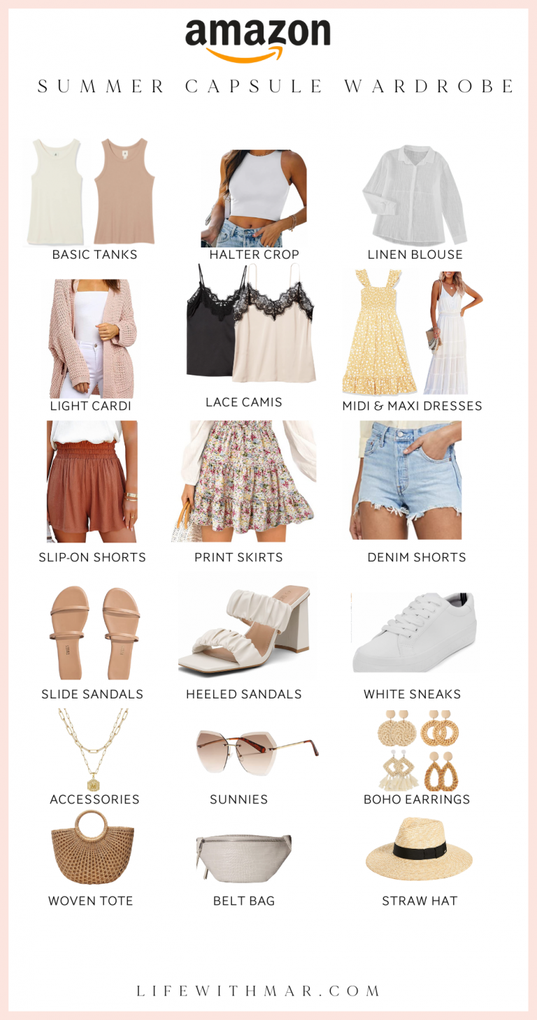 summer amazon capsule wardrobe