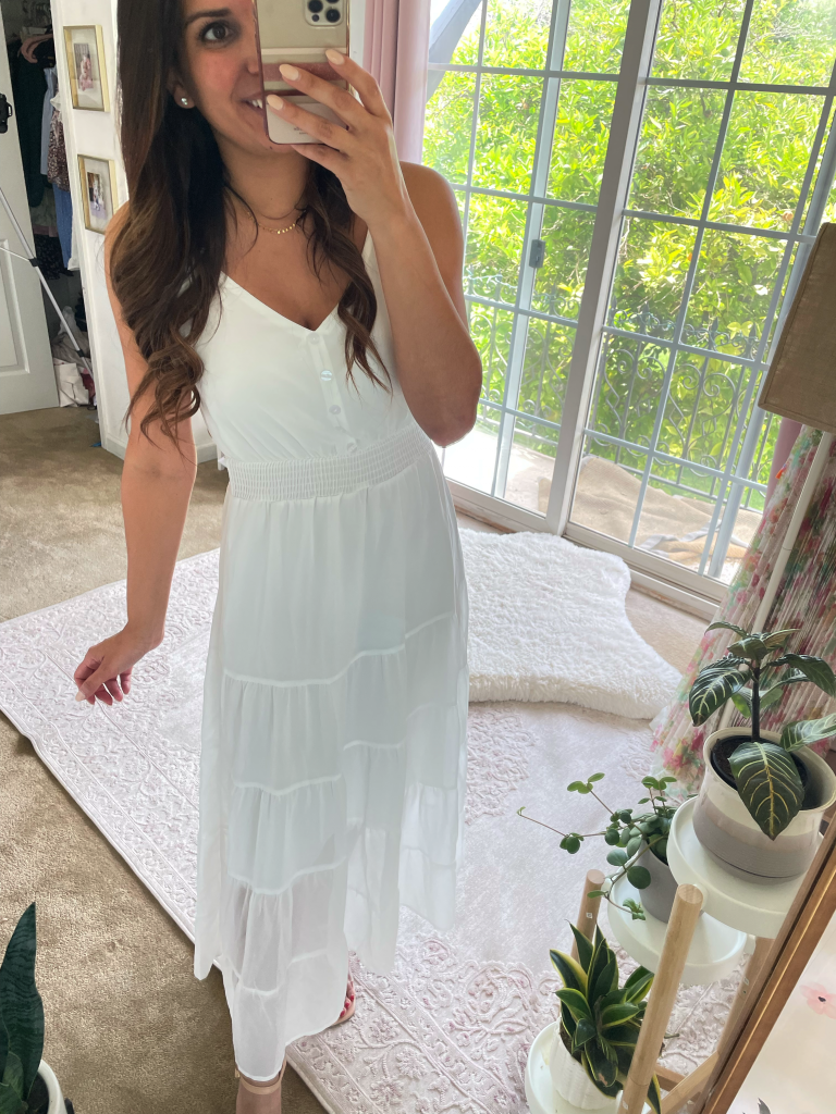 amazon summer white dress 