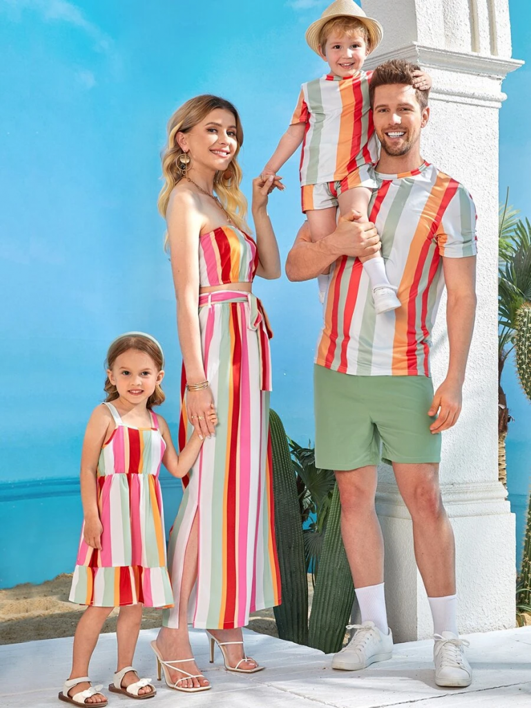 matching family vacation outfits shein