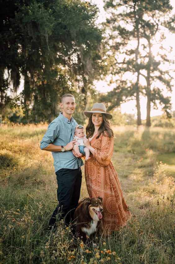 fall colors in a newborn baby photoshoot