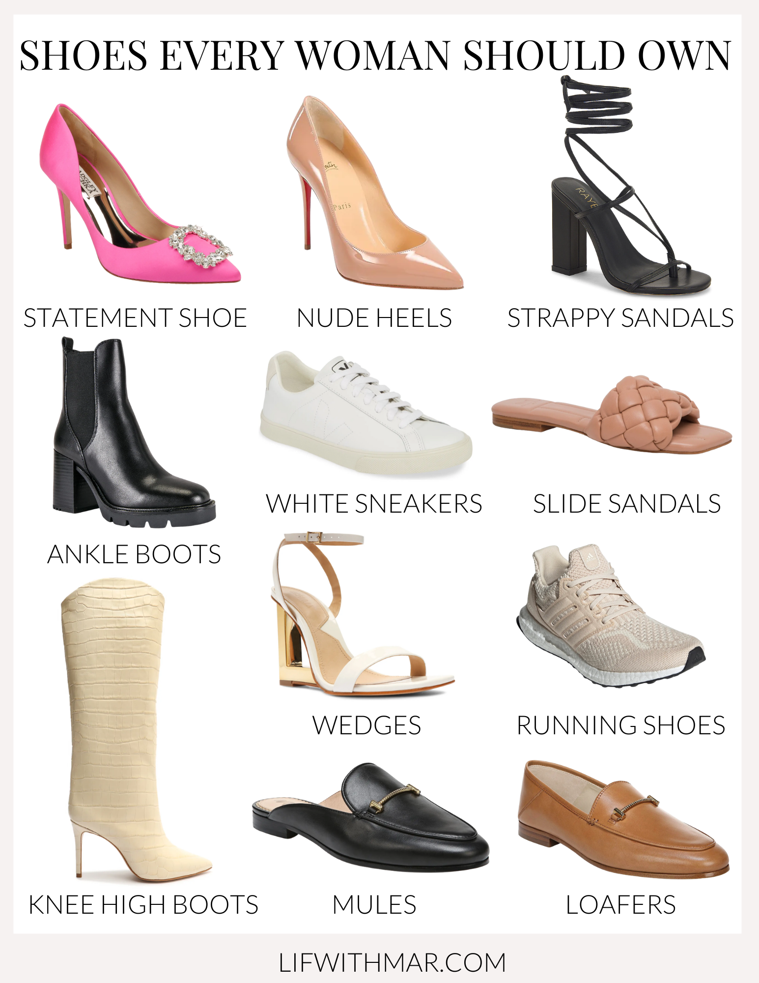 10 Shoes Every Woman Should Own