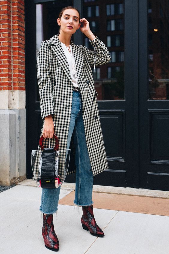 outfit with statement cowboy boots