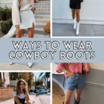 way to wear cowboy boots