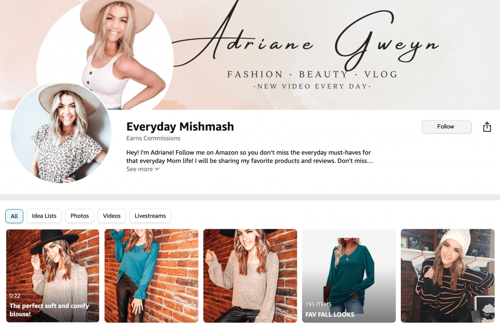 adriana gweyn amazon storefront