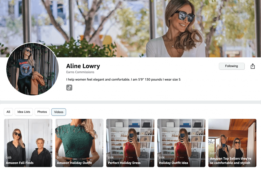 aline lowry amazon storefront