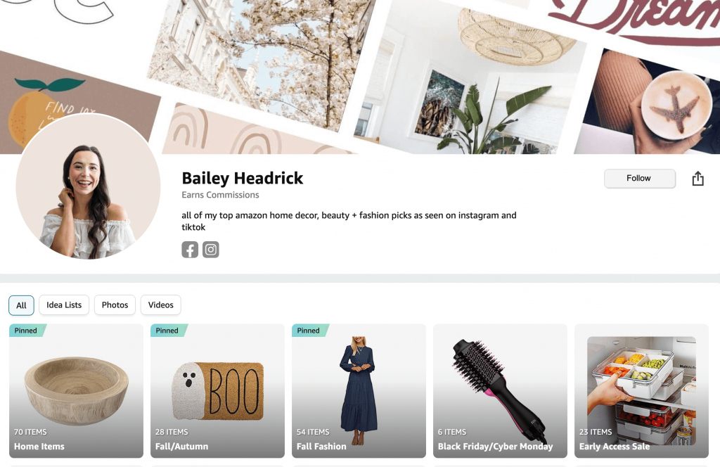 bailey headrick amazon storefront