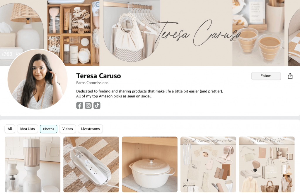 teresa caruso amazon storefront