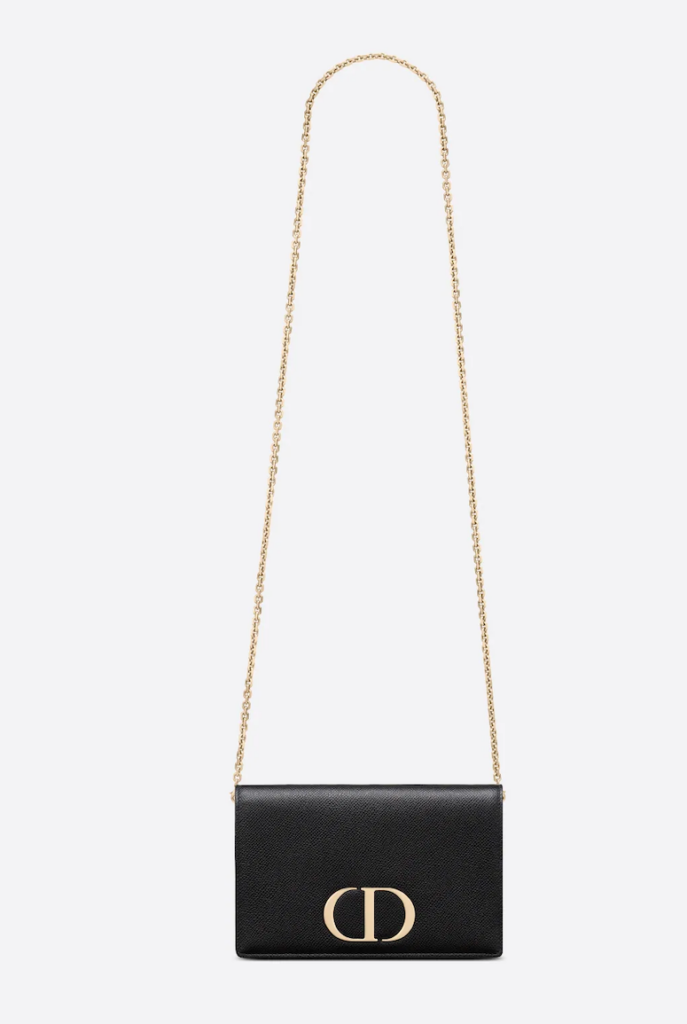  Dior 2-in-1 30 Montainge Pouch black shoulder bag 