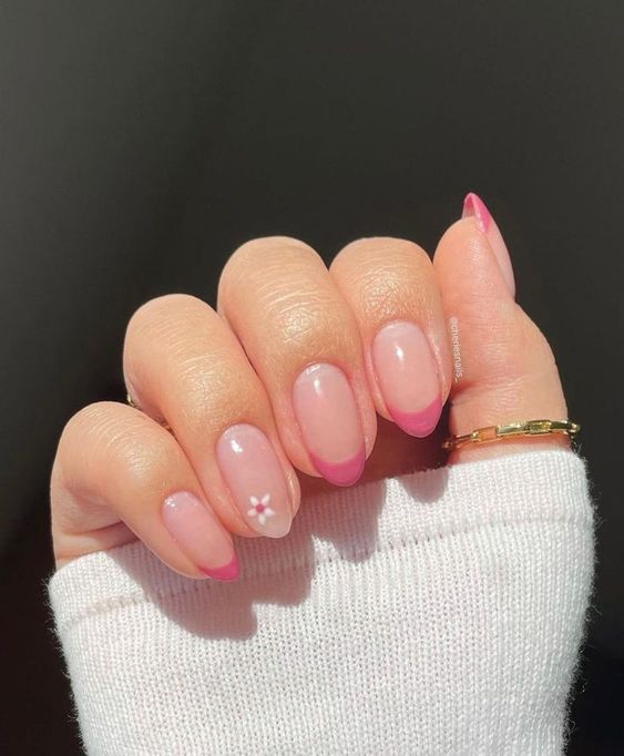 girly back to school nails simple