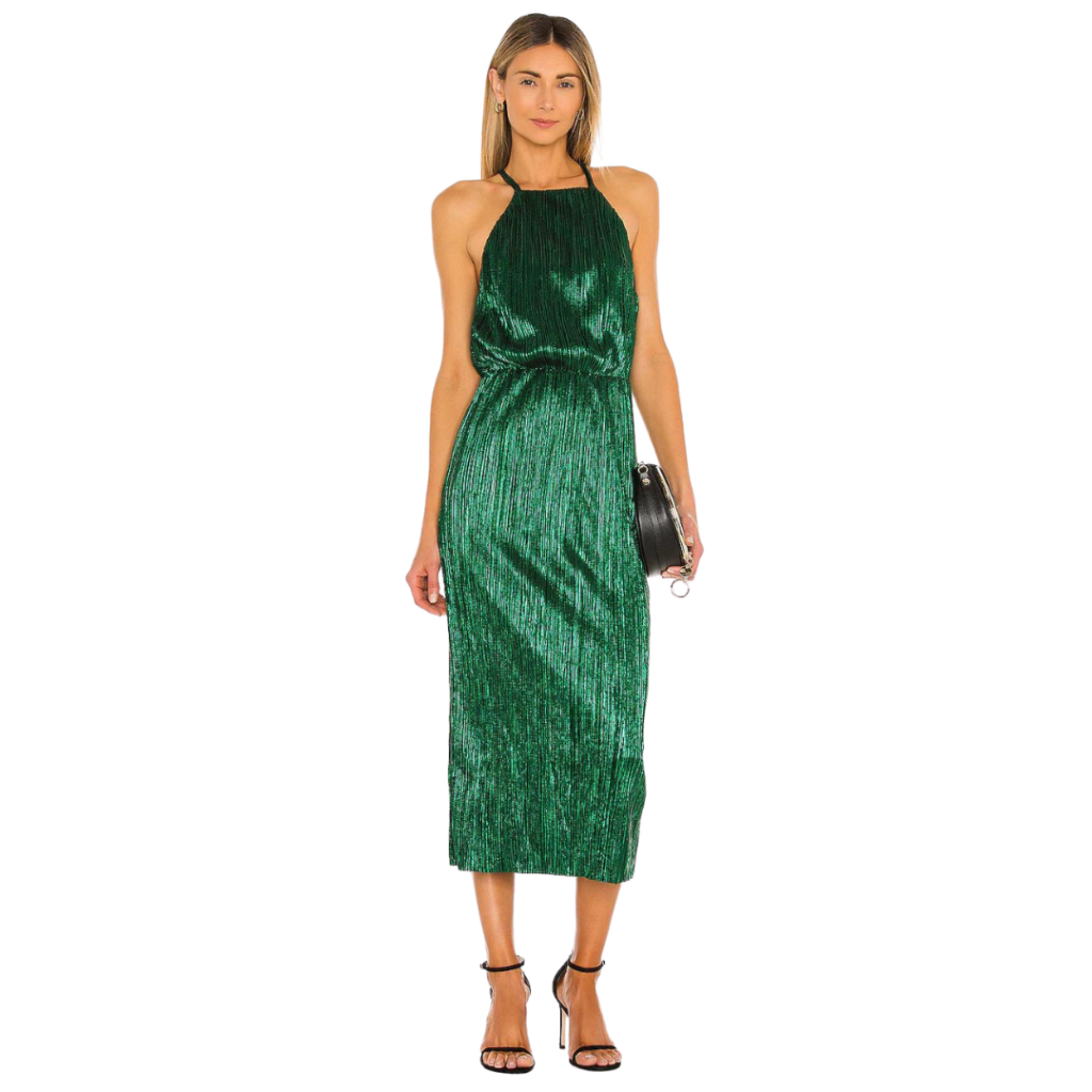 green cocktail dress revolve