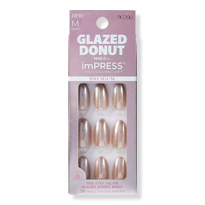 chrome nude nails for fall at ulta